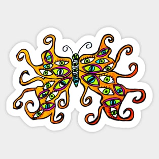 Nazar Butterfly Sticker